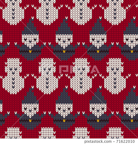 Christmas seamless knitted pattern background, Christmas and New Year greeting cards Christmas seamless knitted pattern background, Christmas and New Year greeting cards 71622010