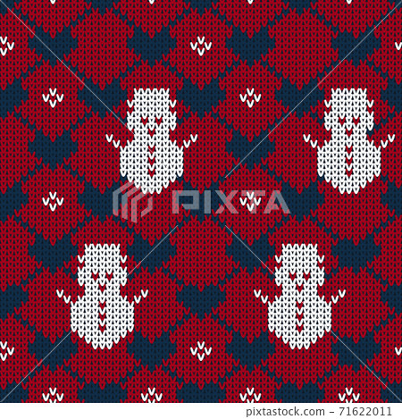 Christmas seamless knitted pattern background, Christmas and New Year greeting cards Christmas seamless knitted pattern background, Christmas and New Year greeting cards 71622011