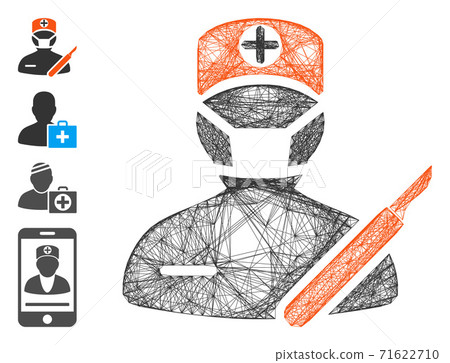 Net Surgeon Vector Mesh 71622710