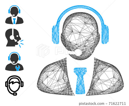 Linear Support Manager Vector Mesh 71622711