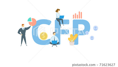 CFP, Certified Financial Planner. Concept with keywords, people and icons. Flat vector illustration. Isolated on white. CFP, Certified Financial Planner. Concept with keywords, people and icons. Flat vector illustration. Isolated on white. 71623627