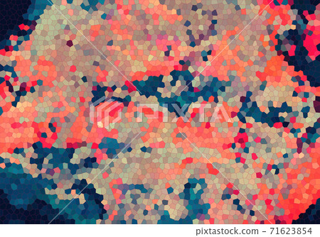 Background image of various multicolor mosaics 71623854