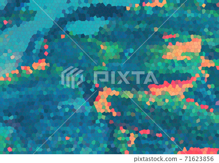 Background image of various multicolor mosaics 71623856