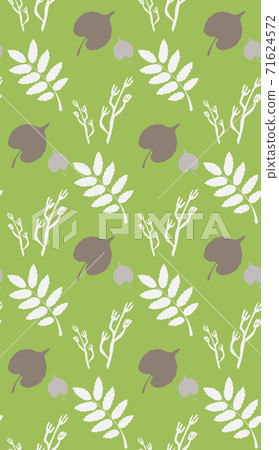 Seamless geometric pattern with the image of autumn leaves. Vector design for web banner, business presentation, brand package, fabric, print, wallpaper, postcards. Seamless geometric pattern with the image of autumn leaves. Vector design for web banner, business presentation, brand package, fabric, print, wallpaper, postcards. 71624572