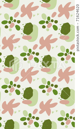 Seamless geometric pattern with the image of autumn leaves. Vector design for web banner, business presentation, brand package, fabric, print, wallpaper, postcards. Seamless geometric pattern with the image of autumn leaves. Vector design for web banner, business presentation, brand package, fabric, print, wallpaper, postcards. 71624620