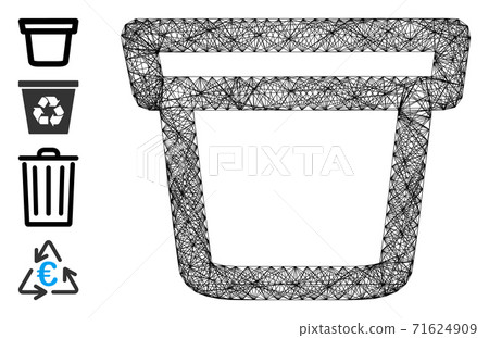 Network Pail Vector Mesh Network Pail Vector Mesh 71624909
