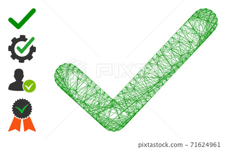 Net OK Tick Vector Mesh Net OK Tick Vector Mesh 71624961