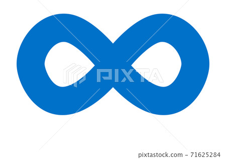 Infinity symbol icon. Representing the concept of infinite, limitless and endless things. 71625284