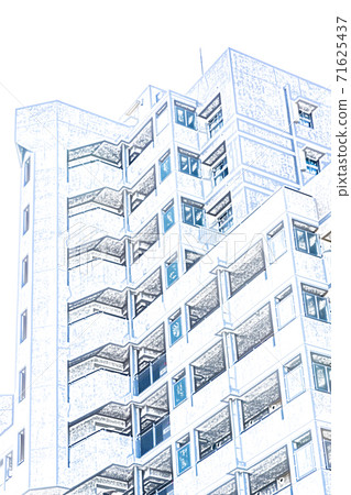 [插圖]新建公寓[彩色鉛筆] 71625437