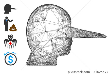 Net Liar Vector Mesh Net Liar Vector Mesh 71625477