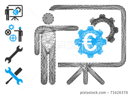 Net Euro Industrial Project Presentation Vector Mesh Net Euro Industrial Project Presentation Vector Mesh 71626378