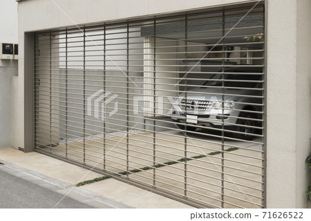 Residential skeleton shutter gate garage 71626522
