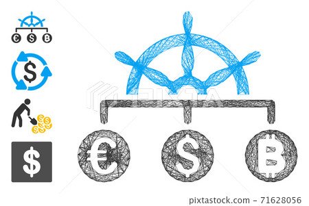 Linear Currency Management Vector Mesh Linear Currency Management Vector Mesh 71628056