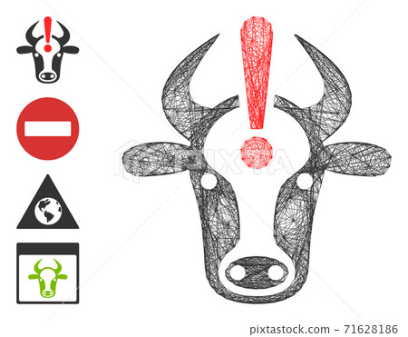 Linear Cow Error Vector Mesh Linear Cow Error Vector Mesh 71628186