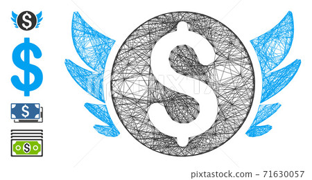 Linear Angel Investment Vector Mesh 71630057