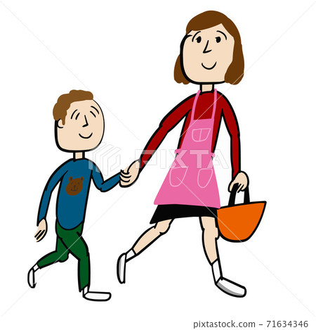 A young babysitter who went to pick up a boy 71634346