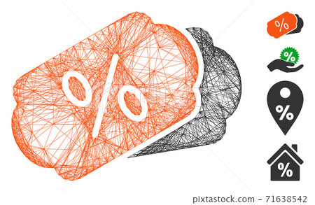 Linear Discount Coupons Vector Mesh-插圖素材 [71638542] - PIXTA圖庫