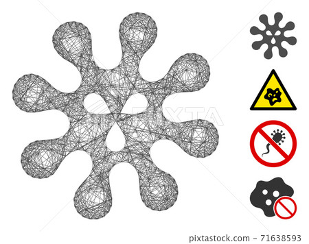 Net Virus Vector Mesh Net Virus Vector Mesh 71638593