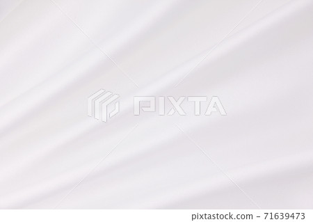 Smooth elegant white silk or satin luxury cloth texture as wedding background. Luxurious background design 71639473