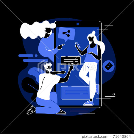 Millennials abstract concept vector illustration. Millennials abstract concept vector illustration. 71640864