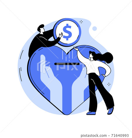 Philanthropy abstract concept vector illustration. Philanthropy abstract concept vector illustration. 71640993