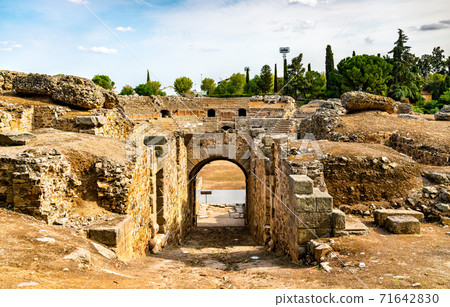 The Amphitheatre of Merida in Spain 71642830
