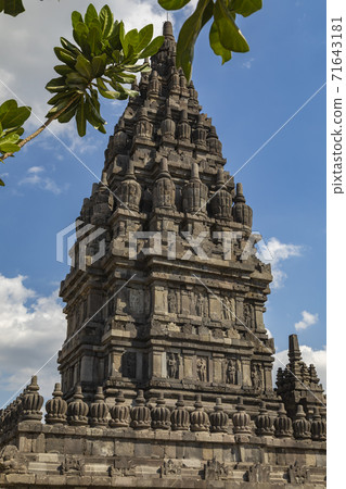 Ancient Hindu temples of Prambanan, Yogyakarta, Indonesia. 71643181