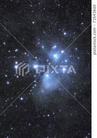 Pleiades star clusters Pleiades star clusters 71643680