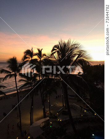 Hawaiian sunset vertical Hawaiian sunset vertical 71644782