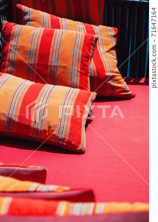 Colorful Cushion In Sofa 71647164