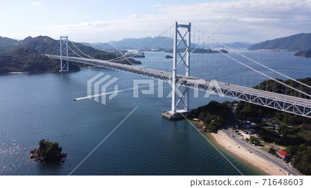 Scenery of Setouchi centering on Innoshima Bridge 71648603