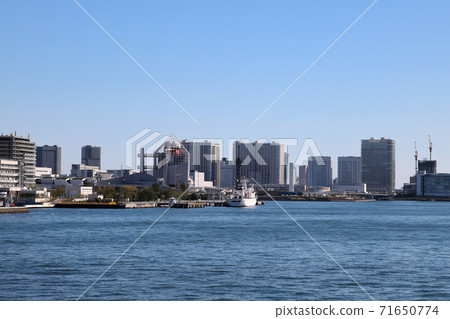 從東京竹芝碼頭向豐洲看 71650774