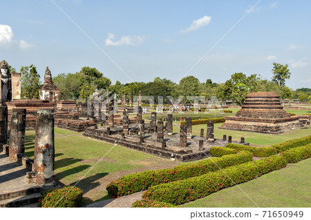 Sukhothai ruins in Thailand 71650949