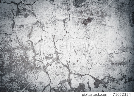 Old cracked concrete wall texture. Weathered background. 71652334