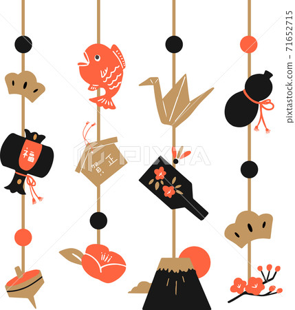 簡單的新年材料 71652715