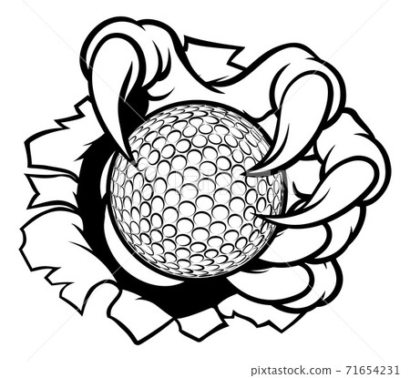 Golf Ball Claw Monster Sports Hand 71654231
