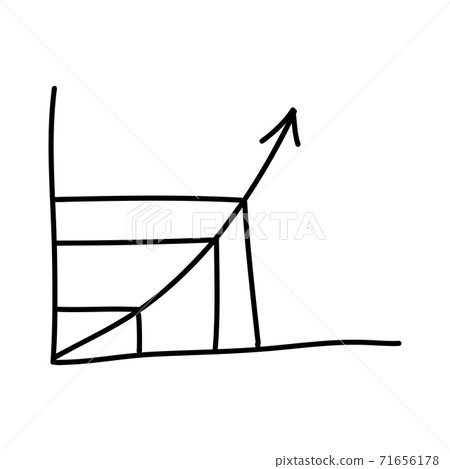 Cute hand drawn graph. Doodle icon elements....-插圖素材 [71656178] - PIXTA圖庫