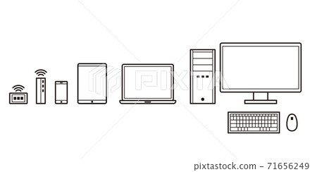 Material: PC / smartphone / tablet set (with router) 71656249