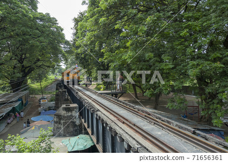 River Kwai Bridge in Thailand 71656361