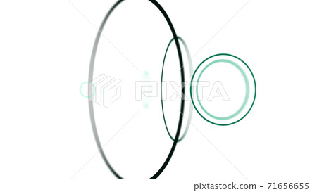 CG circle: Multiple rotating rings - Stock Illustration [71656655] - PIXTA