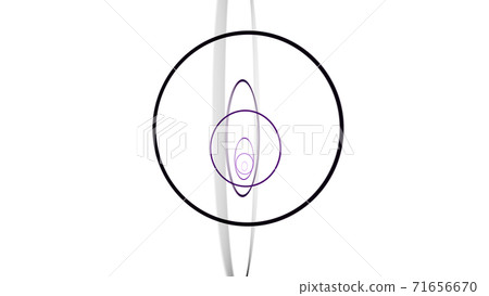 CG circle: Multiple rotating rings - Stock Illustration [71656670] - PIXTA