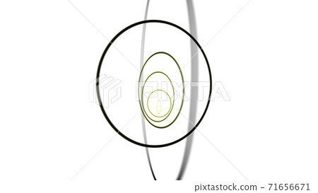 CG circle: Multiple rotating rings - Stock Illustration [71656671] - PIXTA