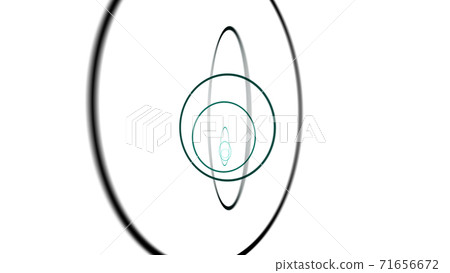 CG circle: Multiple rotating rings - Stock Illustration [71656672] - PIXTA