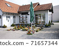 building of flower shop, sale bouquets and compositions. 71657344