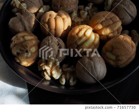 Korean traditional food walnut snack 71657730