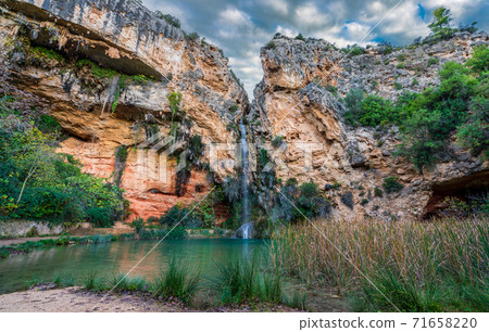 Turche cave and waterfall long exposure in Valencia Turche cave and waterfall long exposure in Valencia 71658220