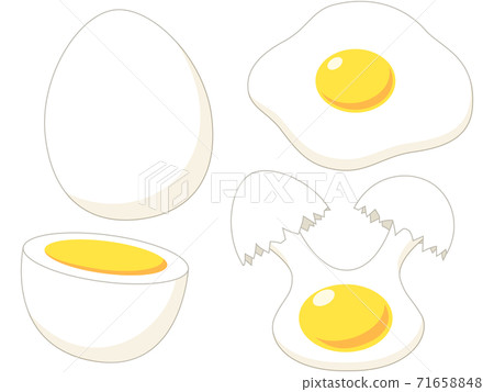 4 types of eggs 4 types of eggs 71658848