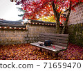 Autumn bench 71659470