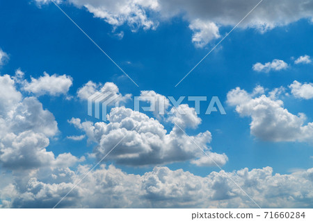 Beautiful blue sky with cloudy. Color sky is clear with white clouds on natural background. Beautiful blue sky with cloudy. Color sky is clear with white clouds on natural background. 71660284
