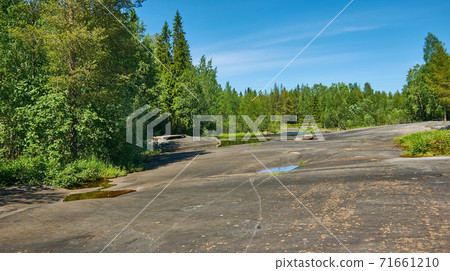 Petroglyphs in Karelia, Belomorsk district, Russia. 71661210